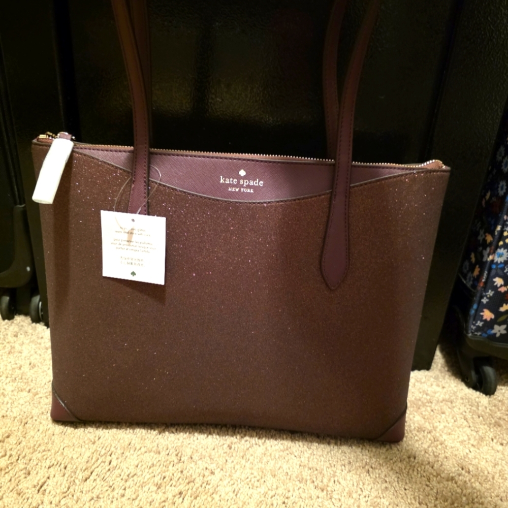 Kate Spade Deep Nova Glitter bag